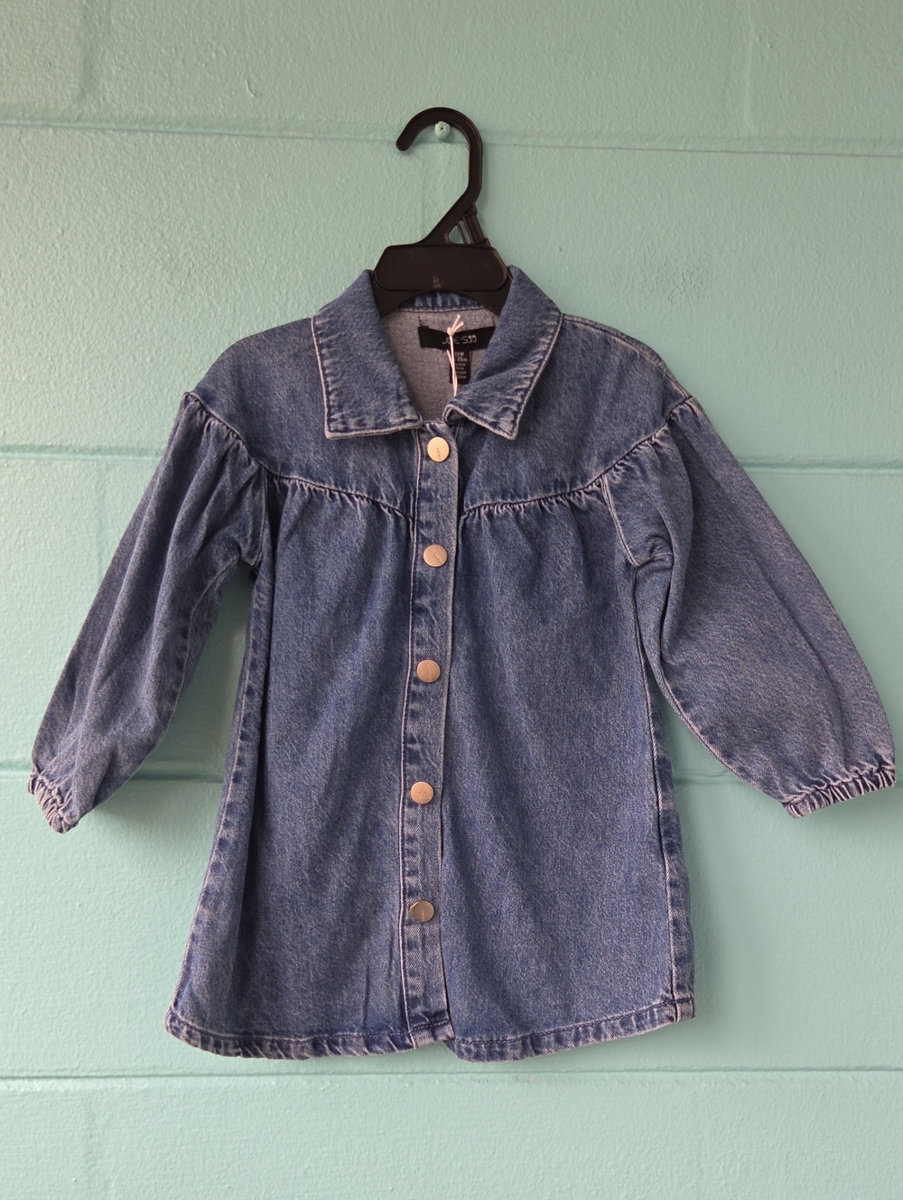 NWT "Joe's" Long Sleeve Denim Dress Girls Sizes 12 Months or 24 Months